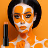 Picture of BADCOLOR Orange Face Body Paint Stick, Cream Blendable Eye Black Full Body Paint Makeup for Halloween SFX Makeup Cosplay Joker Zombie Vampire Costume Parties