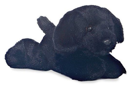 Picture of Aurora® Adorable Mini Flopsie™ Blackie™ Stuffed Animal - Playful Ease - Timeless Companions - Black 8 Inches