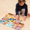 Picture of Petit Collage Floor Puzzle, Construction Site, 24-Pieces - Large Puzzle for Kids, Completed Construction Jigsaw Puzzle Measures 18” x 24” - Makes a Great Gift Idea for Ages 3+