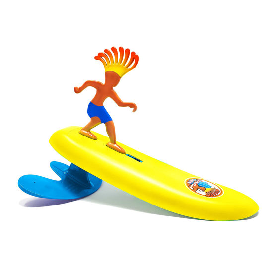 Picture of Surfer Dudes Classics Wave Powered Mini-Surfer and Surfboard Toy - Sumatra Sam