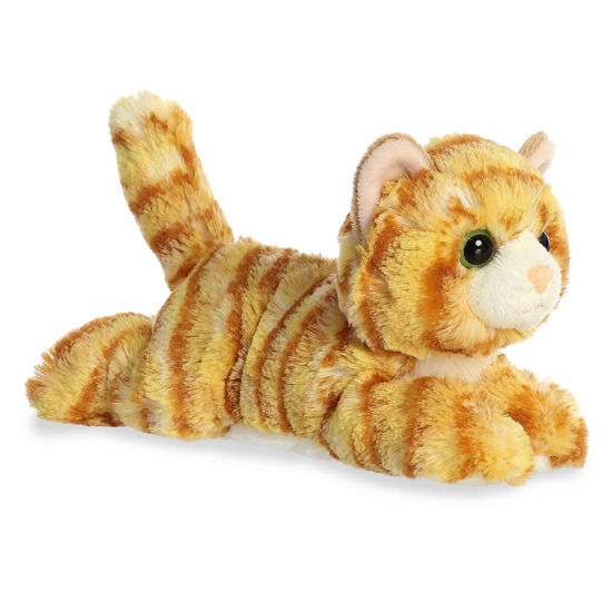 Picture of Aurora® Adorable Mini Flopsie™ Ginger Cat™ Stuffed Animal - Playful Ease - Timeless Companions - Orange 8 Inches