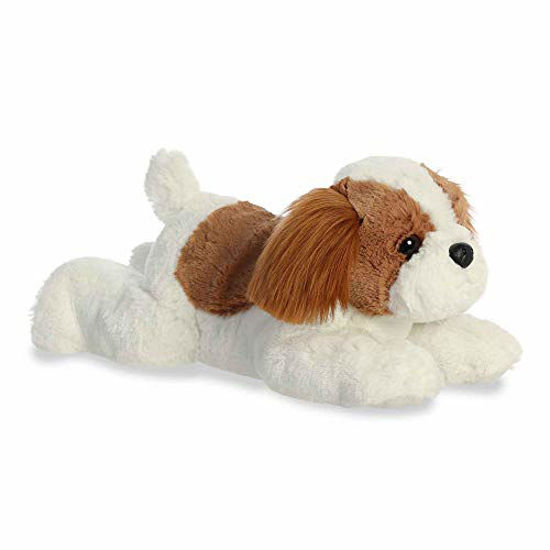 Picture of Aurora® Adorable Flopsie™ Stella Shih Tzu™ Stuffed Animal - Playful Ease - Timeless Companions - White 12 Inches