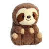 Picture of Aurora® Round Rolly Pet™ Seth Sloth™ Stuffed Animal - Adorable Companions - On-The-Go Fun - Brown 5 Inches