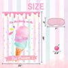 Picture of WERNNSAI Pin The Cherry on The Ice Cream Game - 21'' x 28'' Ice Cream Party Supplies for Kids Girls with 24 PCS Cherry Stickers Ice Cream Birthday Party Game Poster Wall Decor