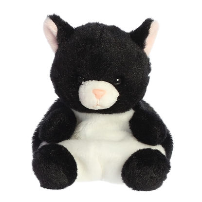 Picture of Aurora® Adorable Palm Pals™ Cricket Cat™ Stuffed Animal - Pocket-Sized Fun - On-The-Go Play - Black 5 Inches