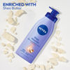 Picture of NIVEA Shea Nourish Body Lotion, Dry Skin Lotion with Shea Butter, 16.9 Fl Oz Pump Bottle