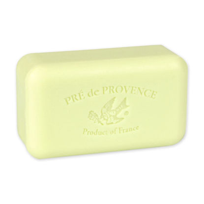 Picture of Pre de Provence Artisanal Soap Bar, Natural French Skincare, Enriched with Organic Shea Butter, Quad Milled for Rich, Smooth & Moisturizing Lather, Linden, 5.3 Ounce