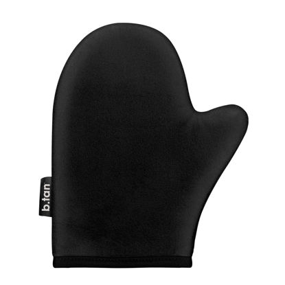 Picture of b.tan Body Self Tanning Mitt | I Don't Want Tan On My Hands - Self Tanning Applicator Glove with Thumb, Streak-Free, Even Application, Velvety Soft, Reusable & Washable Sunless Tan, Body Lotion, Tanning Lotion, & More