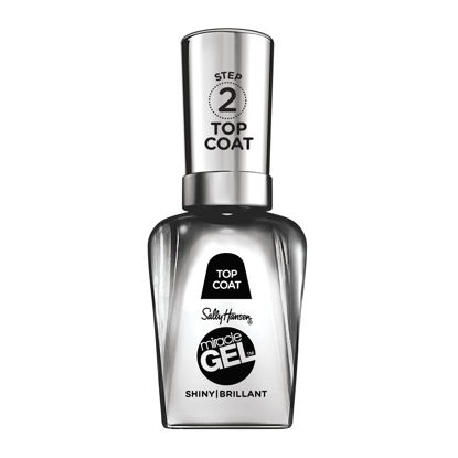 Picture of Sally Hansen Miracle Gel Nail Polish Shiny Top Coat, 101 Miracle Gel 3.0 Shiny Top Coat, 0.5 Fl Ounce