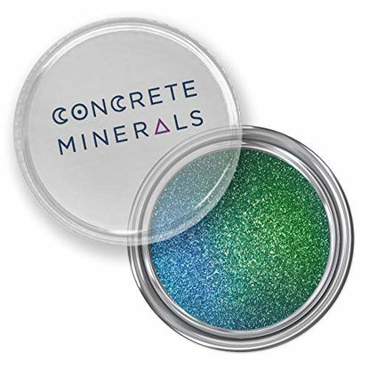 Picture of Concrete Minerals MultiChrome Eyeshadow, Intense Color Shifting, Longer-Lasting With No Creasing, 100% Vegan and Cruelty Free, Handmade in USA, 1.5 Grams Loose Mineral Powder (Dragonfly)