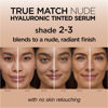 Picture of L’Oréal Paris True Match Nude Hyaluronic Tinted Serum Foundation with 1% Hyaluronic acid, Light 2-3, 1 fl. oz.