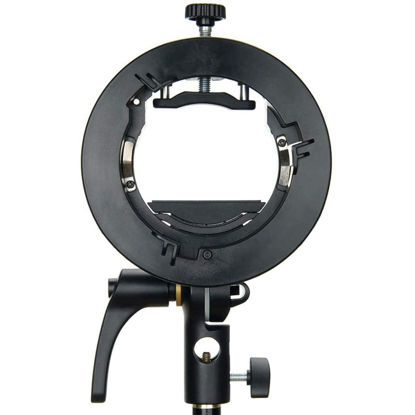 Picture of Godox S2 Speedlite Bracket for Godox AD200Pro, AD200, AD400Pro, for V1 Round Head Speedlite, V860II / TT685 / TT350 Series, S-Type Bracket Updated Version Bowens Mount Holder