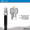 Picture of Midland - MXTA24 Low Profile Antenna Cable with NMO Connector - CB Antenna Cable Extension - 6 Meters (19 ft) with Removable UHF Connection