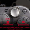 Picture of Soft Shutter Release Button (2 Pack/Silver) High-end Concave Camera Shutter Button