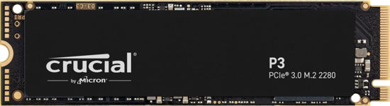 Picture of Crucial P3 500GB PCIe Gen3 3D NAND NVMe M.2 SSD, up to 3500MB/s - CT500P3SSD8