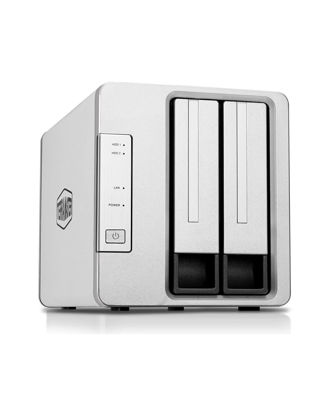 Picture of TERRAMASTER F2-223 2Bay NAS Storage - High Performance for SMB with N4505 Dual-Core CPU, 4GB DDR4 Memory, 2.5GbE Port x 2, Network Storage Server (Diskless)