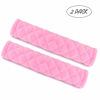 Picture of Amooca Soft Auto Seat Belt Cover Seatbelt Shoulder Pad Cushions 2 PCS for a More Comfortable Driving Universal Fit for All Cars and Backpack Pink