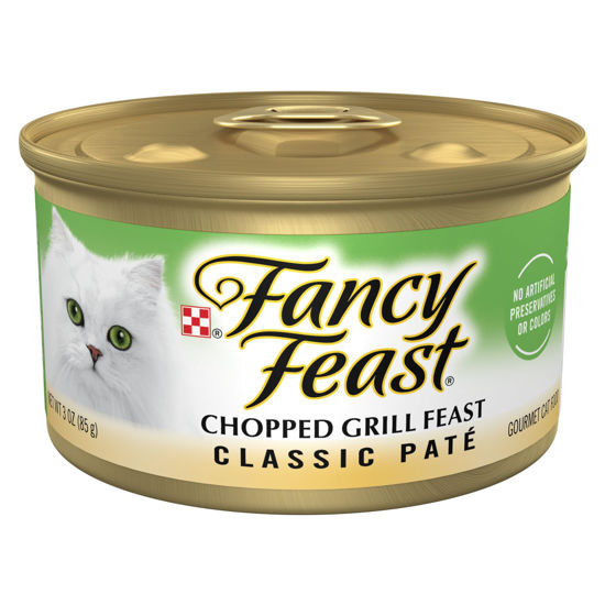 Picture of Purina Fancy Feast Chopped Grill Feast Classic Wet Cat Food Pate - (24) 3 oz. Cans