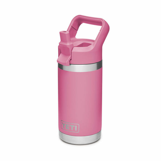 Picture of YETI Rambler Jr. 12 oz Kids Bottle, with Straw Cap, Harbor Pink