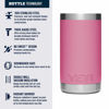 Picture of YETI Rambler Jr. 12 oz Kids Bottle, with Straw Cap, Harbor Pink