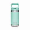 Picture of YETI Rambler Jr. 12 oz Kids Bottle, with Straw Cap, Seafoam