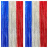 Picture of KatchOn, XtraLarge, Red White and Blue Streamers - 8x6.4 Feet, Pack of 2 | Red White and Blue Decorations | Red White and Blue Tinsel for Memorial Day Decorations | 4th of July Party Decorations Set