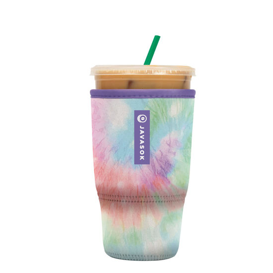 Picture of Sok It Java Sok Iced Coffee & Soda Cup Sleeve Insulated Neoprene Cover (Daydreaming, Large: 30-32oz)