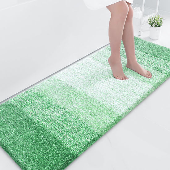 Olanly Luxury Bath Mat Foot Bathroom Shower Mats Super Soft