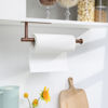 Picture of theaoo Rose Gold Paper Towel Holder - Under Cabinet Paper Towel Holder for Kitchen, Adhesive Paper Towel Roll Rack for Bathroom Towel, Wall Mounted Paper Towel Rack, SUS304 Stainless Steel