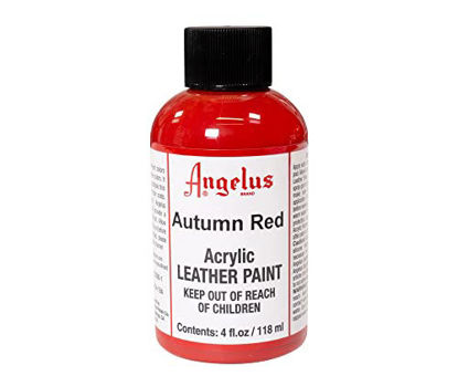 Picture of Angelus Acrylic Leather Paint Autumn Red 4oz