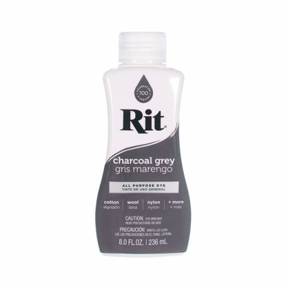 Picture of Rit Dye Liquid - Wide Selection of Colors - 8 Oz. (Charcoal Grey)