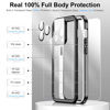 Picture of Temdan for iPhone 14 Pro Max Case Waterproof,Built-in 9H Tempered Glass Screen Protector [IP68 Underwater][14FT Military Dropproof][Dustproof][Real 360]Full Body Shockproof Protective Case-White/Clear