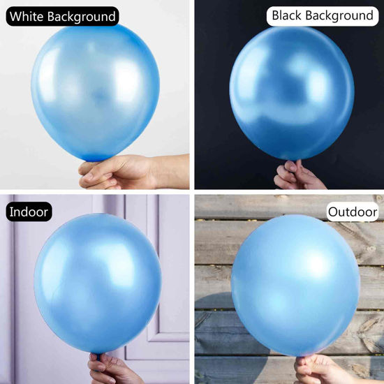 GetUSCart- PartyWoo Blue Balloons, 50 Pcs 12 Inch Pearl Sky Blue ...