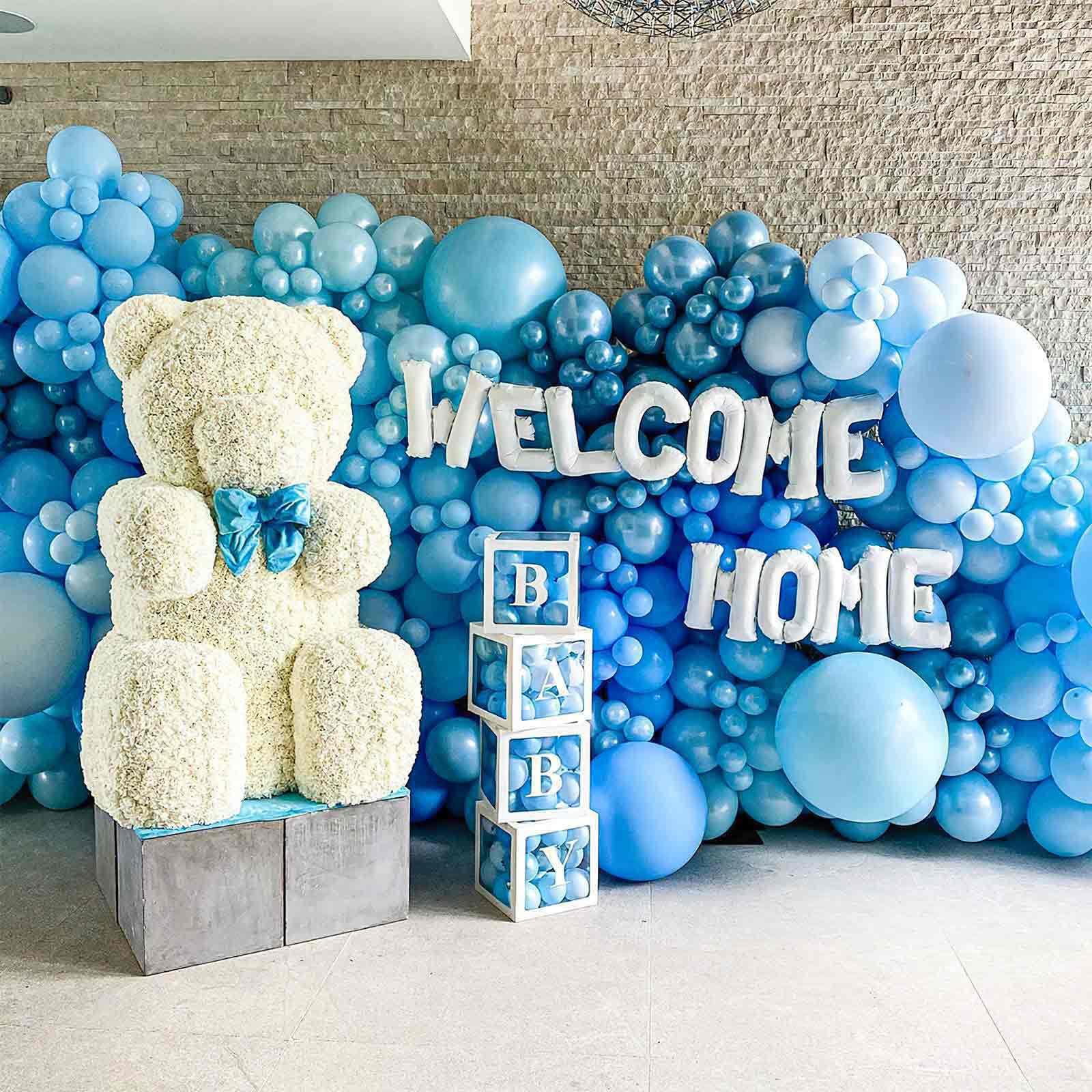 GetUSCart- PartyWoo Blue Balloons, 50 Pcs 12 Inch Pearl Sky Blue ...