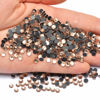 Picture of 4500 Pieces Hot Fix Glass Flatback Rhinestones HotFix Round Crystal Gems (Light Champagne, SS6)