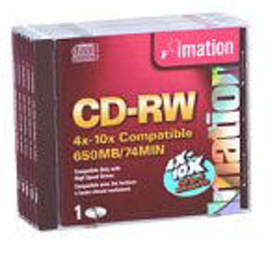 Picture of Imation IMN41424 CD-RW, 10x, (5-Pack)