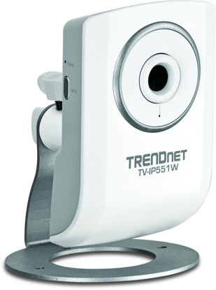 Picture of TRENDnet Wireless N Network Surveillance Camera with 1-Way Audio, TV-IP551W (White)