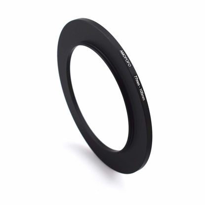 Picture of 77mm to 105mm Step-Up Ring Filter adapter/77mm to 105mm Camera Filter Ring for 105mm UV,ND,CPL,Metal Step Up Ring