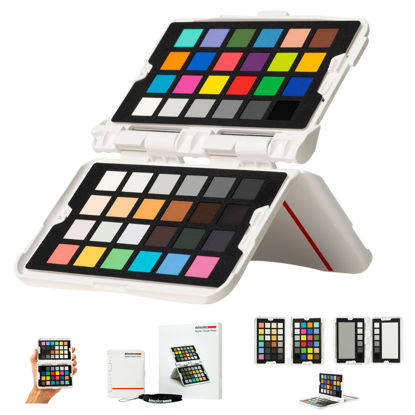 Picture of Datacolor Spyder Checkr Photo for Color Accuracy & Consistency, Portable Color Matching Tool with 62 Color Targets, Color Correction Chart, Color Card for Photography & Portraits