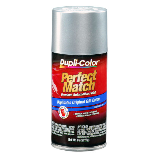 Picture of Dupli-Color EBGM03407 Perfect Match Automotive Spray Paint - General Motors Silver Metallic, 12 WA8535, 13 WA7781 - 8 oz. Aerosol Can