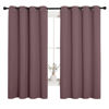 Picture of NICETOWN Bedroom Curtain Panels Blackout Draperies, Dry Rose, 1 Pair, 55 by 68-inch, Thermal Insulated Solid Grommet Blackout Curtains/Drapes