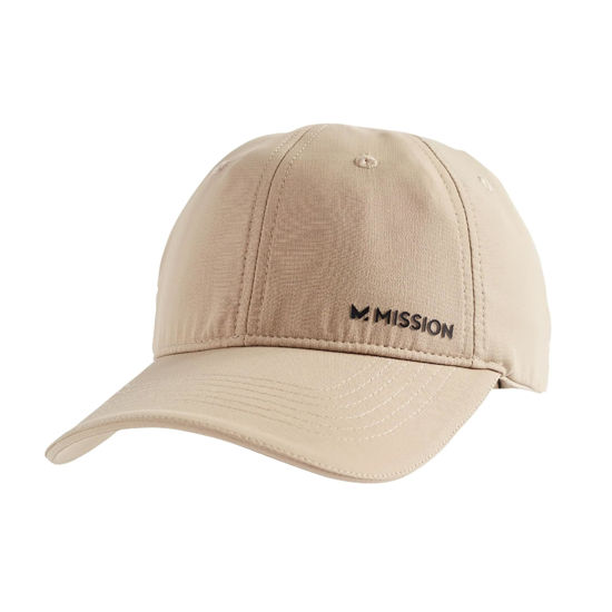 GetUSCart- MISSION Cooling Performance Hat - Unisex Baseball Cap for Men  and Women - Instant-Cooling Fabric, Adjustable Fit (Khaki)