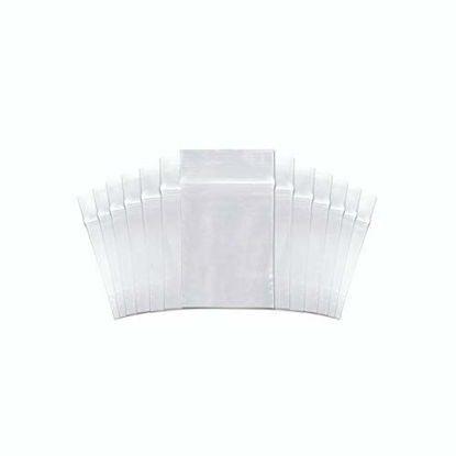 Picture of SNL Quality Zipper Lock Reclosable Clear Disposable Plastic Bags, Strong | 3" X 5" - 2 MIL - 100 Bags