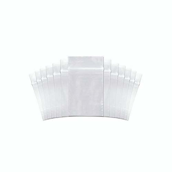 Picture of SNL Quality Zipper Lock Reclosable Clear Disposable Plastic Bags, Strong | 3" X 5" - 2 MIL - 100 Bags