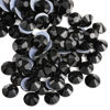 Picture of Beadsland Hotfix Rhinestones, 288pcs Flatback Crystal Rhinestones for Crafts Clothes DIY Decoration, Black, SS30, 6.3-6.5mm