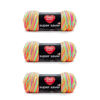 Picture of Red Heart Super Saver Yarn, 3 Pack, Day Glow 3 Count