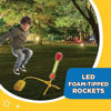 Picture of Stomp Rocket Original Launcher - Ultra LED Rockets Launch 100 ft - 4 LED Light Up Rockets and Adjustable Stand - Fun Outdoor Toy for Kids Day and Night - Gift for Boys and Girls Age 5+ Years Old