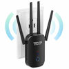 Picture of TGVi's WiFi Extender 1200Mbps,WiFi Range Extender 2.4 & 5GHz Dual Band,WiFi Extender with Ethernet Port, WiFi Extenders Signal Booster for Home, 360 Degree Wireless Network Signal Coverage Easy Set Up