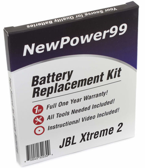 Picture of NewPower99 Battery Replacement Kit for JBL Xtreme 2 Speaker with Tools, Video Instructions, and Long Lasting Battery