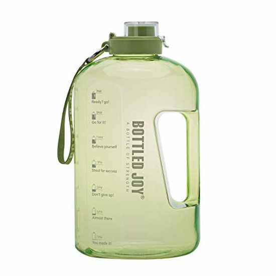BOTTLED JOY 1 Gallon BPA Free Large Water Bottle Hydration with  Motivational